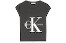 Calvin Klein Jeans Cotton Blend cropped muscle tee