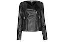 Topshop Bonded Leather Jacket