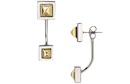 2 Rebecca Minkoff Pyramid Earrings