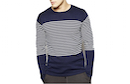 Solid Breton Stripe Knitted Sweater