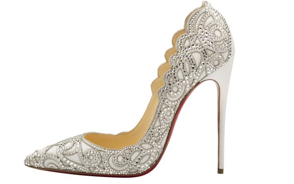 Christian Louboutin Top Vague Crystal Mesh Pumps