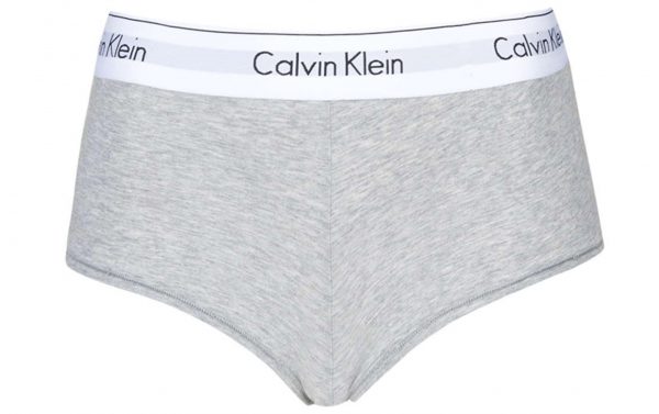 005 Modern Cotton White Shorts by Calvin Klein