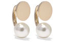 Chloé Darcey Gold Pearl Earrings