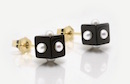 Nektar De Stagni Onyx Cube Earrings