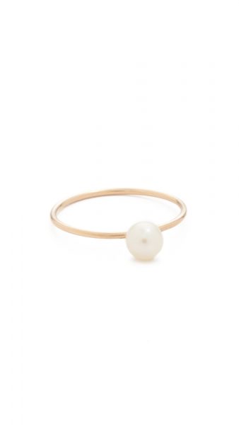 Zoe Chicco FRESHWATER CULTURED PEARL STACKING RING