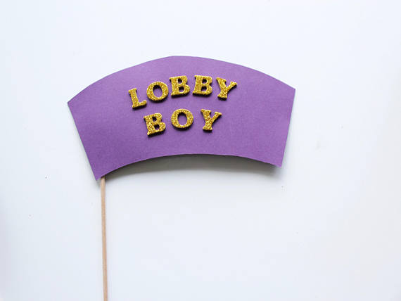 WES ANDERSON PHOTO BOOTH PROPS LOBBY BOY