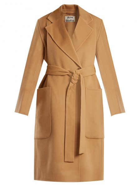 CARICE DOUBLE-BREASTED WOOL-BLEND COAT | ACNE STUDIOS