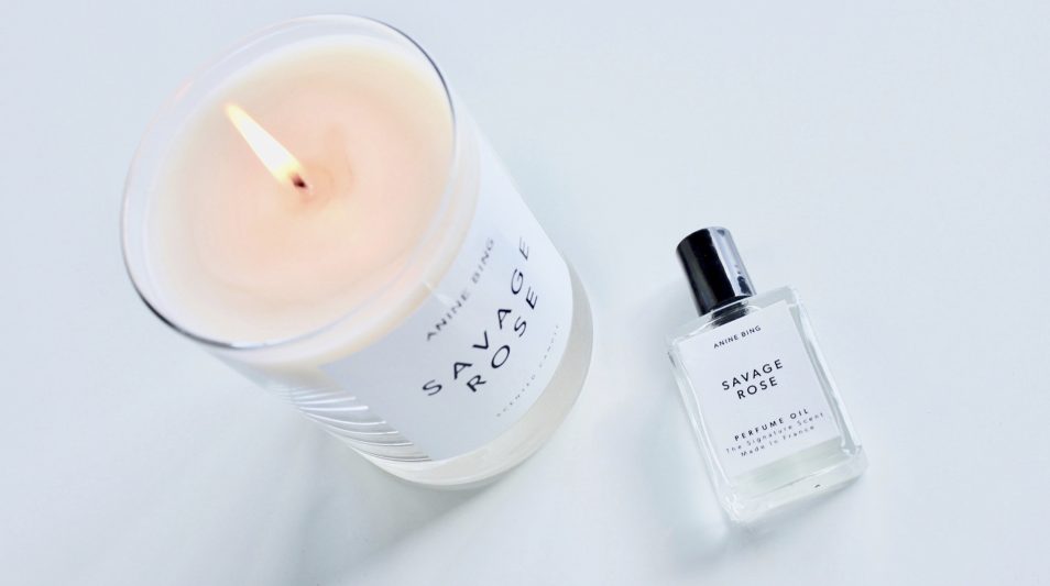 Anine Bing Savage Rose: Candle Vs. Perfume