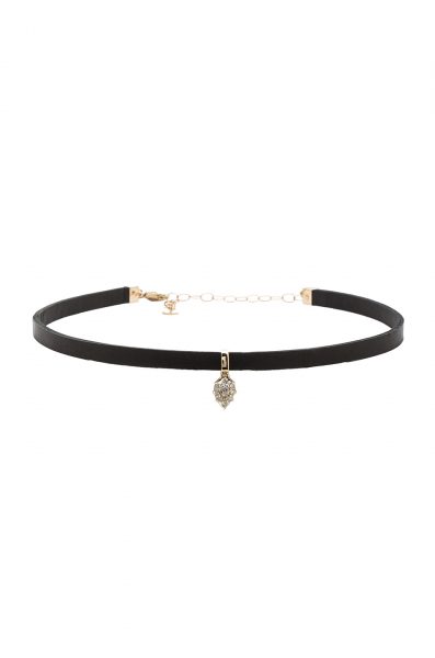 CARBON & HYDE PASHA HYDE CHOKER IN BLACK & GOLD