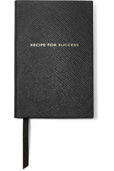 PANAMA RECIPE FOR SUCCESS TEXTURED-LEATHER NOTEBOOK