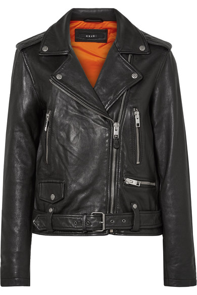 KSUBI Bad Company leather biker jacket
