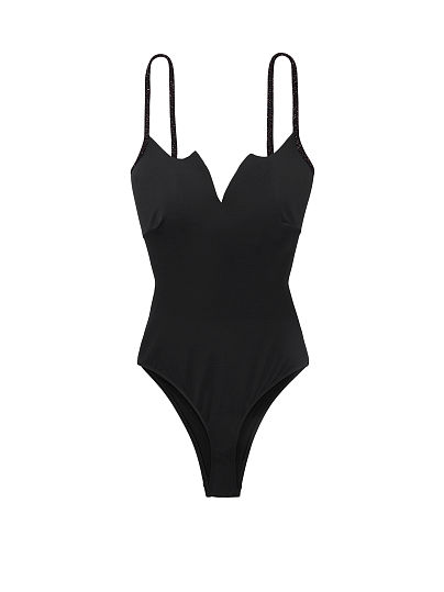 NORMAILLOT Shaped Neckline One-piece