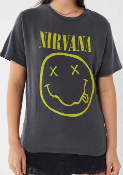 Nirvana Smiley Face Tee