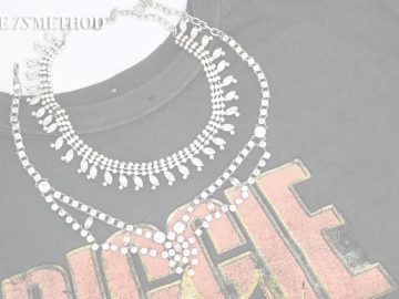 A Vintage Tee and Chunky Necklaces