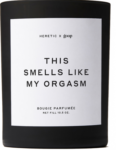 HERETIC X GOOP THIS SMELLS LIKE MY ORGASM CANDLE