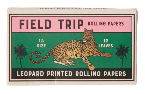 Field Trip Leopard Print Rolling Paper Set