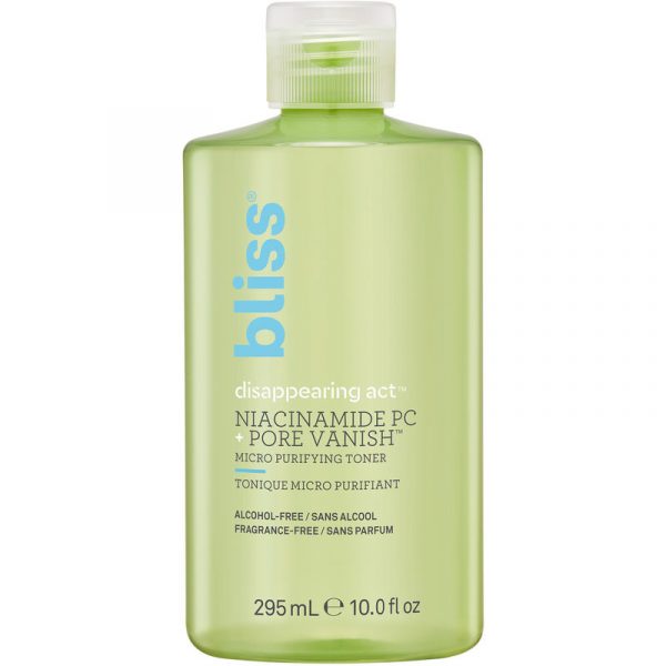 Bliss Disappearing Act™ Niacinamide Pc + Pore Vanish™ Micro Purifying Toner