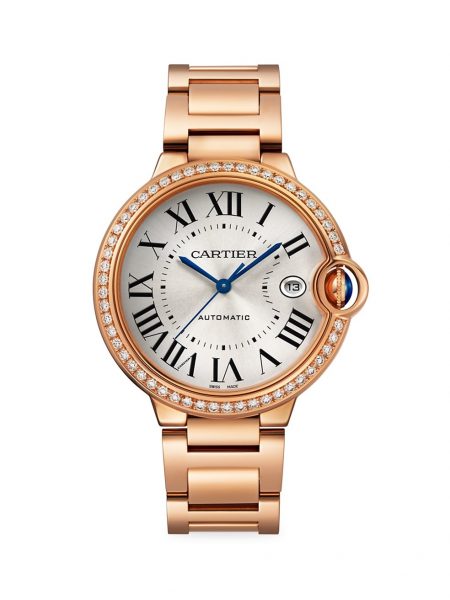 Cartier Ballon Bleu de Cartier 18K Rose Gold & Diamond Bracelet Watch