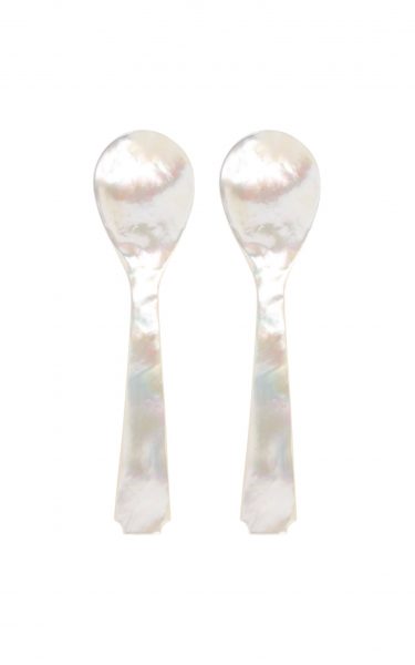 Lorenzi Milano Set-of-Two Mother-of-Pearl Caviar Spoons